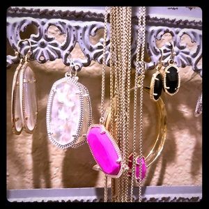 Kendra Scott Delaney Magenta and Gold